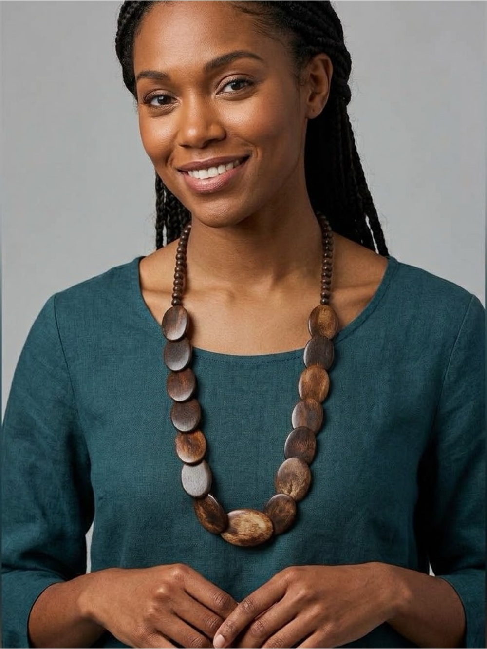 Scalloped Design Necklace